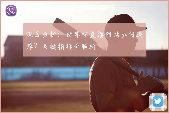 深度分析：世界杯直播网站如何选择？关键指标全解析